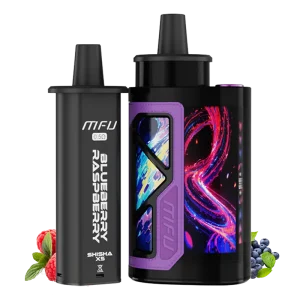 Blueberry Raspberry: MFU VAPE SHISHA X5 – KIT DE VAPEO DE 70,000 CALADAS