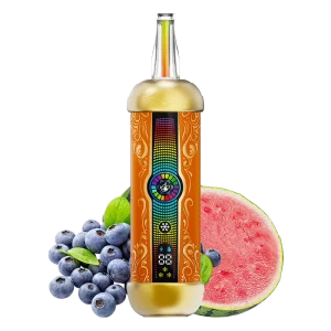 Blueberry Watermelon Flavors: MFU SHISHA X4 – VAPE HOOKAH DE 80,000 CALADAS