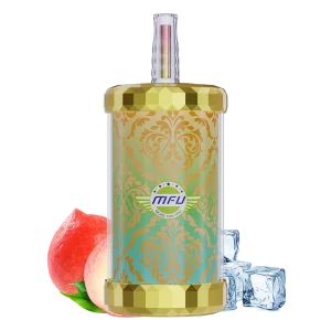 Peach Ice Flavor: MFU SHISHA X3 – VAPE HOOKAH DE 150,000 CALADAS