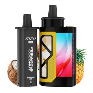 Pineapple Coconut: MFU SHISHA X5 – KIT DE VAPEO DESECHABLE DE 70,000 CALADAS