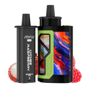 Lychee Raspberry: MFU VAPE SHISHA X5 – KIT DE VAPEO DE 70,000 CALADAS